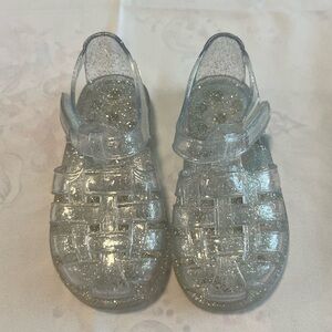 GAP Kids Sparkly Jelly Sandals - Silver